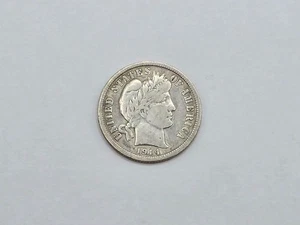 Moneda de diez centavos de plata Barber 1914 muy fina + 81108 - Imagen 1 de 2