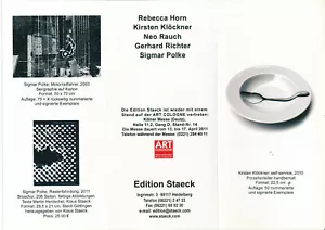 Rebecca Horn, Kirsten Klöckner, Neo Rauch, Gerhard Richter, Sigmar Polke, Staeck 2011 - Imagen 1 de 2