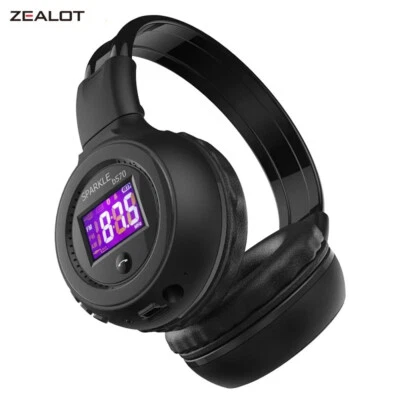 ZEALOT B570 Auriculares Bluetooth Plegables HIFI Estéreo Inalámbricos Auriculares con LCD Foto 1 de 4