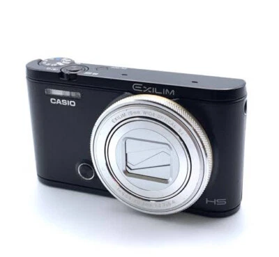 Casio Exilim EX-ZR4100 Digital Camera Black Silver Tested - Image 1 of 4