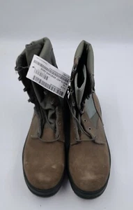 Thorogood USAF Verde Salvia Hot Tempo Acciaio Punta Anfibi Vibram Solette 12.5 R - Picture 1 of 9