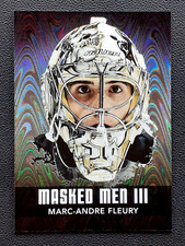 MARC-ANDRE FLEURY 2010-11 BETWEEN THE PIPES MASKED MEN III SILVER 10-11    29314