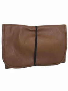 Steve Madden Diaper Changing Pad Brown Unisex Trifold Faux Leather Vinyl - Picture 1 of 10
