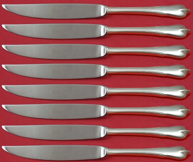 Grand Colonial на Уоллес серебро стейк нож набор 8шт не Serr заказ - Изображение 1 из 3
