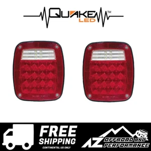 Quake LED Tempest Series LED Tail Lights Kit for 97-06 Jeep Wrangler TJ / LJ - Picture 1 of 6