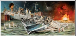 ITALERI 1/35 WW II BRITISH NAVY VOSPER MTB 74 BOAT ST NAZAIRE RAID MODEL 5619 FS - Picture 1 of 7