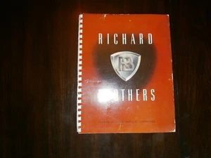 Catálogo de punzones y troqueles intercambiables estandarizados Richard Brothers Allied 1946 - Imagen 1 de 5