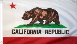 CALIFORNIA FLAG 5' x 3' American United States of America USA State Californian - Picture 1 of 1