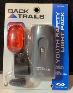 Back Trails Safety Bike Light Pack Super Bright LEDs - NEW  - Picture 1 of 4
