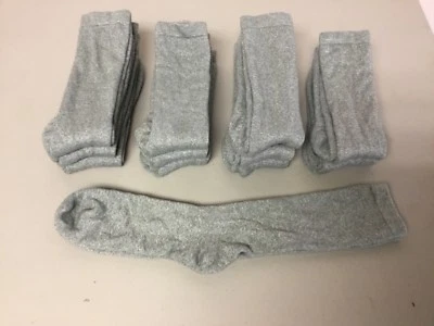 NUEVO SIN ETIQUETAS Para mujeres Burlington Bonitos Calcetines de Terry Suave Crew 12 Pares Talla Mediana Gris #4V Foto 1 de 3
