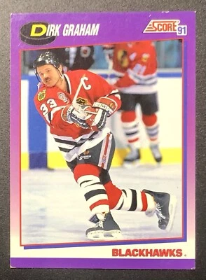 1991-92 Score American - Dirk Graham #15 - Image 1 of 2