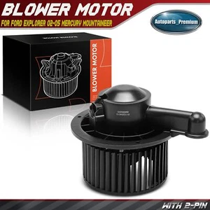 A/C Heater Blower Motor w/ Fan Cage for Ford Explorer 02-05 Mercury Mountaineer - Picture 1 of 8