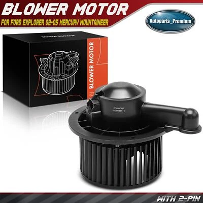Motor soplador calentador aire acondicionado con jaula ventilador para Ford Explorer 02-05 Mercury Mountaineer Foto 1 de 4