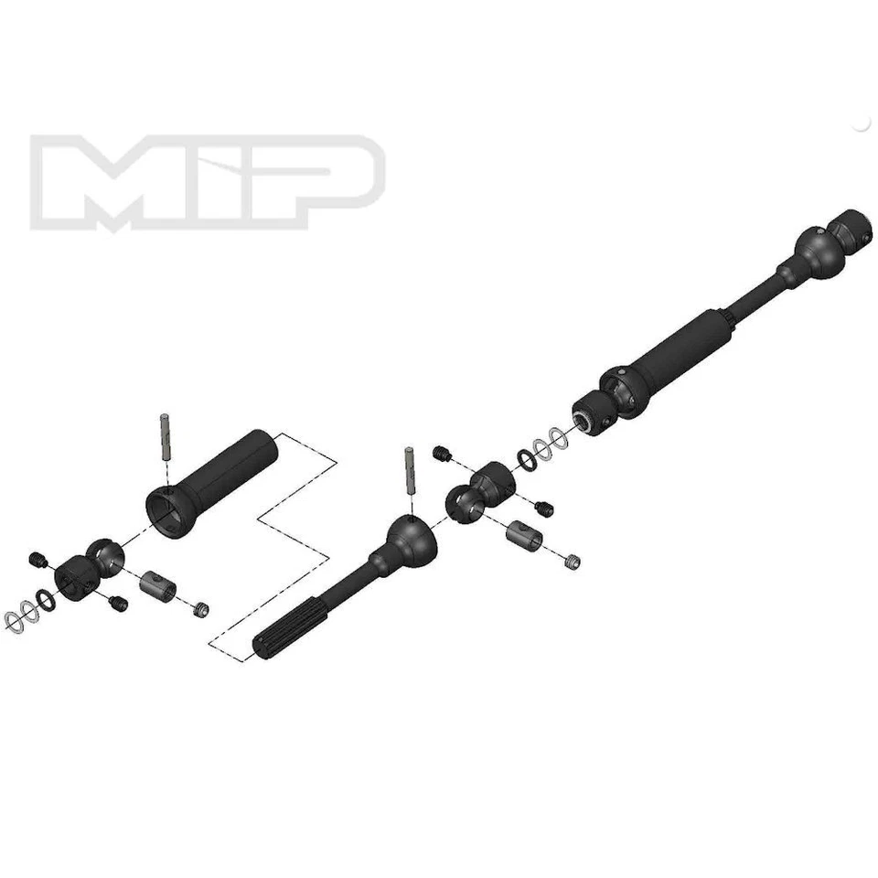 MIP MIP18120 Axial SCX10 II Deadbolt X-Duty Center Drive Kit  - Image 1 of 1