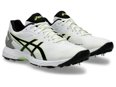 2025 Asics Unisex 350 Not Out FF White Black Cricket Shoes - Free P&P - Image 1 of 4