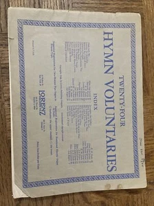 24 Hymn Voluntaries Song Book - Picture 1 of 3