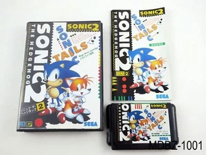 Completo Sonic the Hedgehog 2 Mega Drive Importación Japonesa Sega Japón JP Vendedor de EE. UU. - Imagen 1 de 9