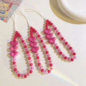 Resin Cellphone Lanyard Rose Red Bag Camera Pendant for Woman Girl - Zdjęcie 1 z 6