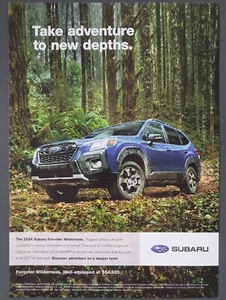 2023 PRINT AD Subaru Forester Wilderness "Take Adventure to New deeps" - Bild 1 von 1