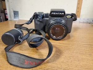 Pentax SF 10 35mm Film Camera w/ Sigma 35-70mm zoom Lens, & Skylight Filter - Picture 1 of 11