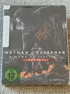 Batman v Superman: Dawn Of Justice (Warner Bros.) Blu-Ray Mondo Steelbook - New - Picture 1 of 4