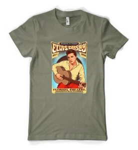 Elvis Presley Florida Theatre Jacksonville Personalised Unisex Adult T Shirt - Picture 1 of 20