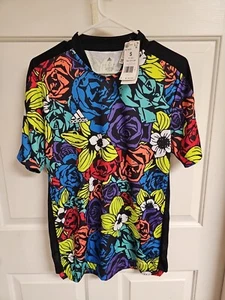 Brandneu Offizielles Adidas Tiro Allover Blumen Trikot (HC3929) Herren Größe Small " - Bild 1 von 5