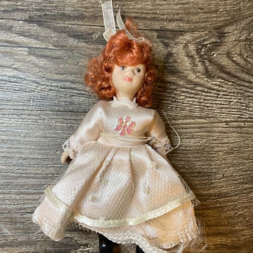 Unique Rare Haunted  Doll Vintage Bisque String Attached Arms Legs 5”