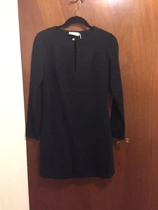 New With Tag $295 Tory Burch Long Sleeve Black Rory Dress Size: S - Picture 1 of 8