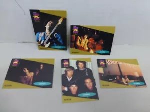 ProSet Super Star MusiCards JIMI HENDRIX DOORS 5 KARTEN SEHR GUTER ZUSTAND - Bild 1 von 3