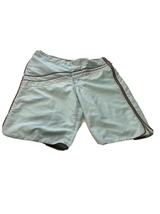 Quicksilver ROXY women's boardshorts size 7 blue/brown surfer - Picture 1 of 9
