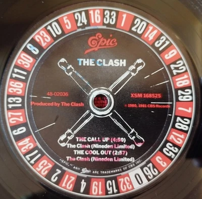 THE CLASH *Call Up / Cool Out / Magnificent Dance / Magnificent* USA 12" SINGLE - Image 1 of 2