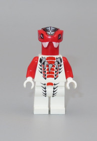 LEGO Fang Suei snake red white minifigure Ninjago 9455 9567 9443