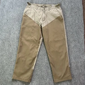 Columbia Pants Mens 38 X 32 Brown Canvas Upland Brush Briar Proof Duck Hunting - Picture 1 of 13