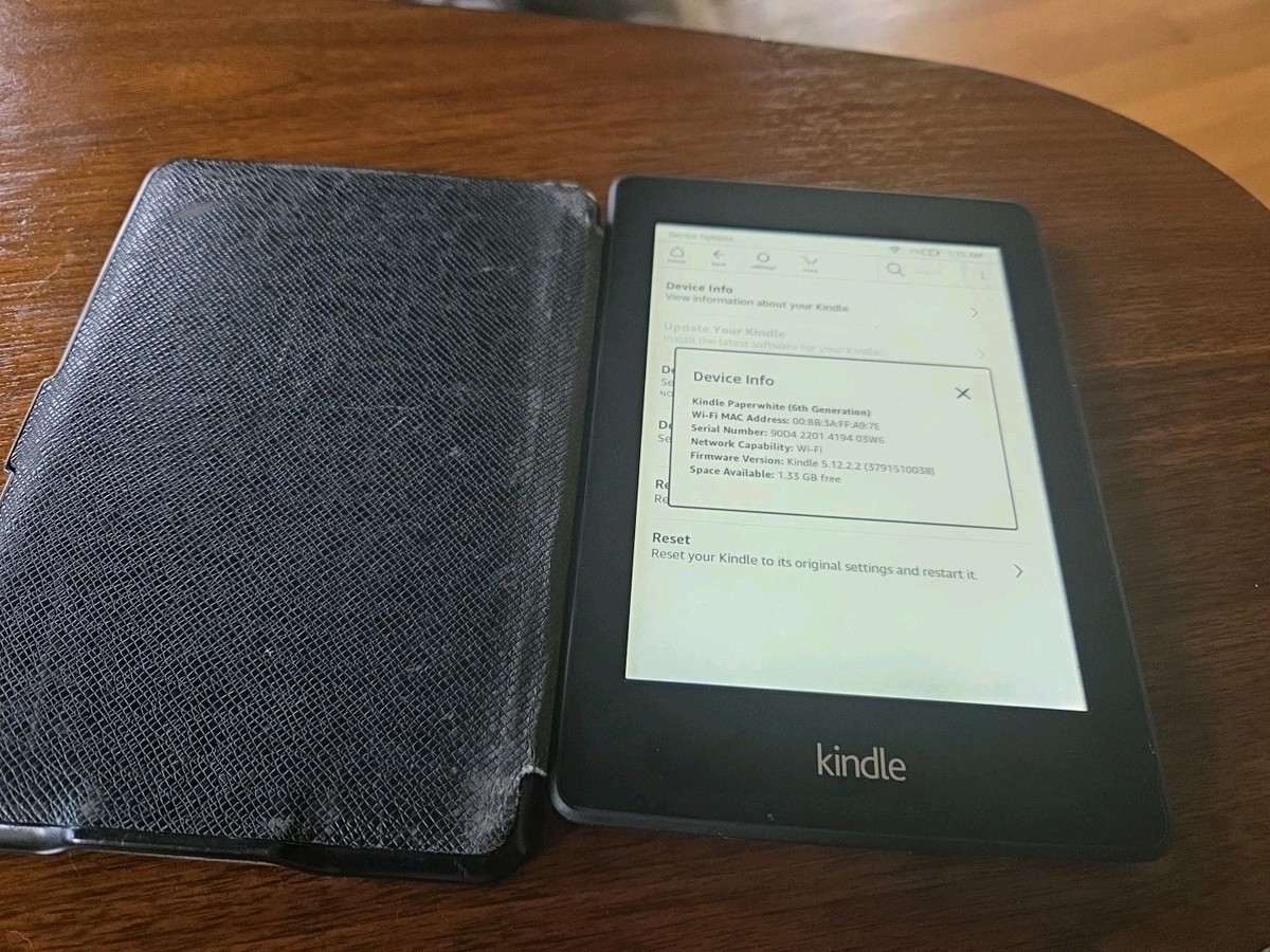 Amazon Kindle Paperwhite 6th Generation eBook Readers for