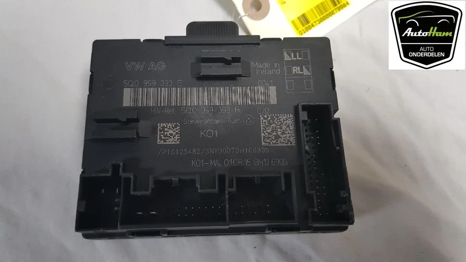 UNIDAD DE CONTROL CIERRE CENTRALIZADO AUDI A3 (8V1/8VK) 2016 5Q0959593E / 5Q0959393E Foto 1 de 1