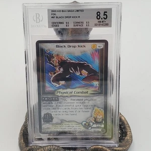 Black Drop Kick 97 Limited Foil Rare Kid Buu BGS 8.5 DBZ Dragon Ball Z CCG Score - Picture 1 of 1