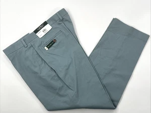 Pantalones Lauren Ralph Lauren Para Hombre 38x30 Azul Chino Frente Plano Recto Caquis NUEVO - Imagen 1 de 5