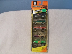 Matchbox Superfast 1996 Rugged Riders Sammlung 5 Stück Autos - Bild 1 von 4