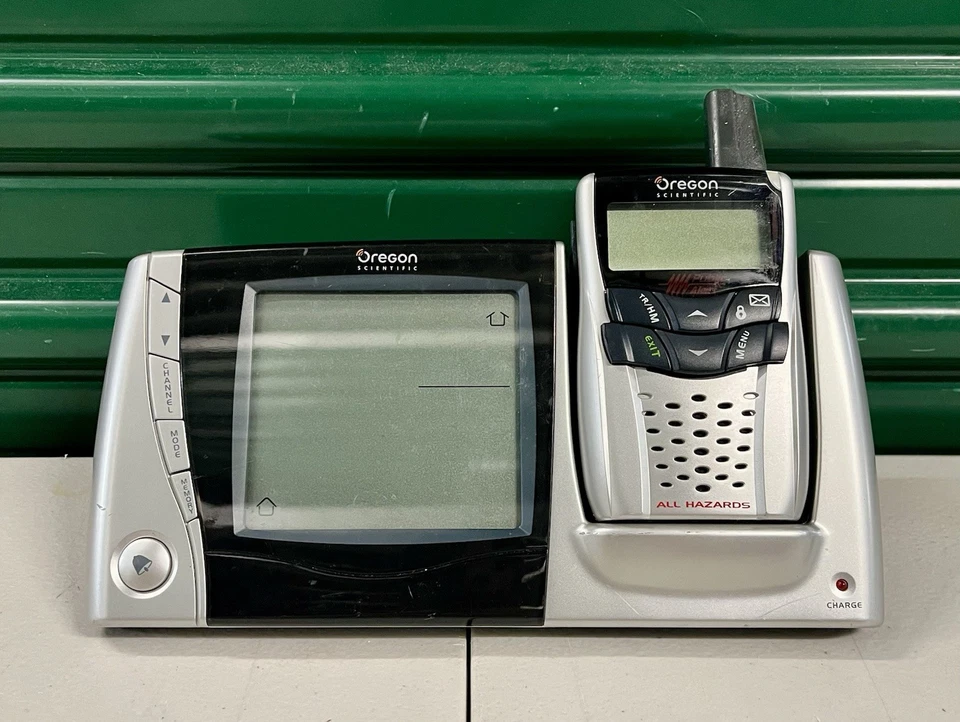 Oregon Scientific WRB308 NOAA Portable Weather Radio Base Unit - Image 1 of 4