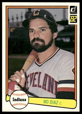 1982 Donruss #263 Bo Diaz Cleveland Indians - Image 1 of 2
