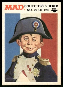 1983 MAD Magazine Collectors Sticker Fleer Alfred E Neuman VTG #27 - Picture 1 of 2