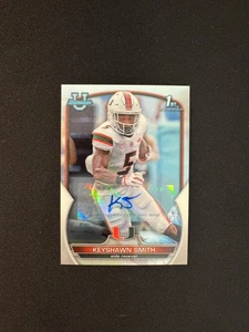 2022 Bowman U Chrome Chrome Prospect Auto Keyshawn Smith #55 Auto - Bild 1 von 2