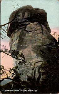 Postal Chimney Rock In the Land of the Sky c1909 - Imagen 1 de 2