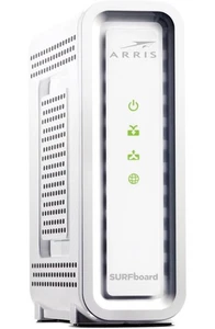 Arris SURFboard SB8200 DOCSIS 3.1 Gigabit Cable Modem White Wired 2 Gbps 2-Ports - Afbeelding 1 van 6