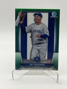 2023 BOWMAN CROMO WBC JOC PEDERSON RIFRATTORE VERDE #D 57/99 SP - Foto 1 di 1