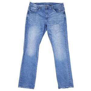 Jeans Buffalo slim taglio dritto 36x32 blu chiaro Y2K casual core denim urbano - Foto 1 di 11