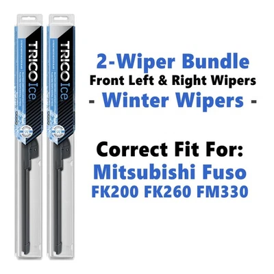 WINTER Wipers 2pk prem fit 2008-2011 Mitsubishi Fuso FK200 FK260 FM330 -35260x2 - Image 1 of 4