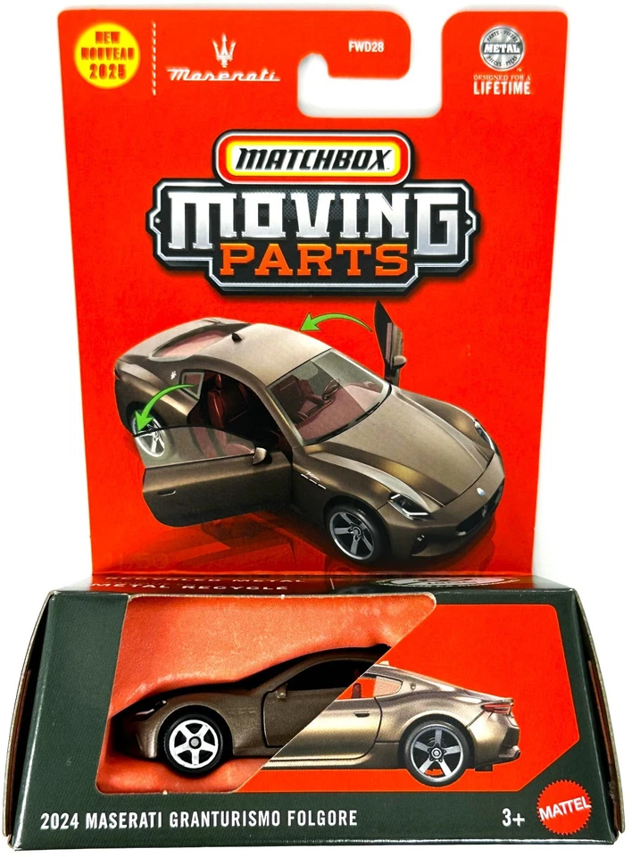 Matchbox 2025 Moving Parts  - 2024 Maserati Granturismo Folgore # 11 - Image 1 of 1