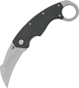 Smith & Wesson Karambit Framelock 5 3/8" Stainless Black G10 Folding Knife CK33 - Picture 1 of 1